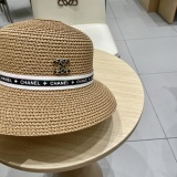Chanel New Hollow Grass Hat Versatile Sunscreen Top Hat