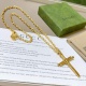 Gucci New Couple Fashion Double G Cross Necklace
