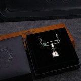 Chrome Hearts Retro Personalized Pin Money Bag Pendant Necklace