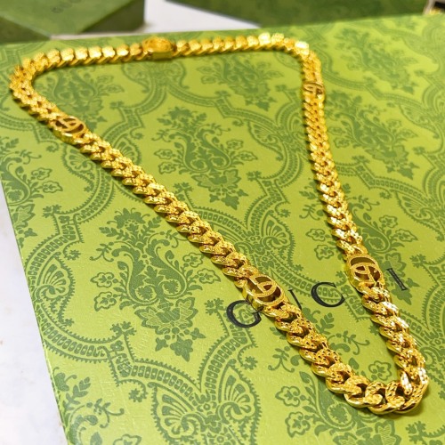 Gucci New Couple Fashion Double G Necklace