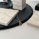 Gucci New Classic Interlocking Double G Gold Necklace