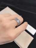 Gucci Retro Fried Dough Twists Double G Interlocking Narrow Edition Ring