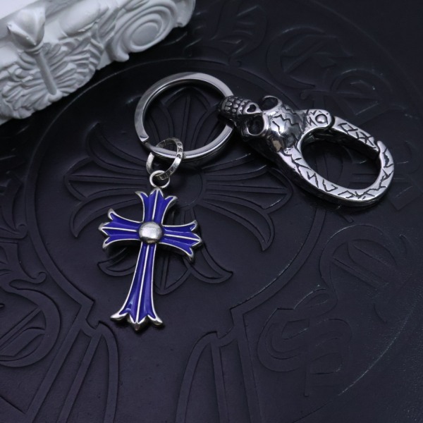 Chrome Hearts New Retro Cross Keychain Pendant