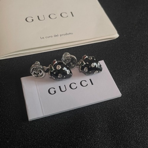 Gucci New Fashion 3D Strawberry Double G Earrings
