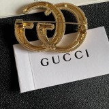 Gucci New Fashion Versatile Double G Brooch