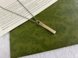 Gucci New Classic Striped Skull Necklace 50+5CM
