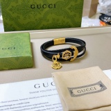 Gucci New Retro Double G Multi Element Leather Hand Rope