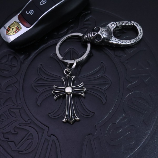 Chrome Hearts New Retro Cross Keychain Pendant