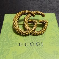 Gucci New Fashion Retro Double G Wheat Ear Brooch Gucci New Fashion Retro Double G Wheat Ear Brooch
