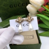 Gucci New Fashion Bee Pearl Earrings