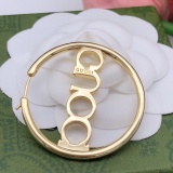 Gucci New Fashion Round Logo Earrings