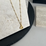 Gucci New Classic Interlocking Double G Gold Necklace