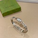 Gucci New Classic Retro Double G Widening Bracelet
