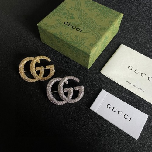 Gucci New Fashion Versatile Double G Brooch