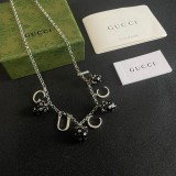 Gucci New Fashion 3D Strawberry Logo Necklace