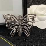 Gucci New Fashion Retro Diamond Set Butterfly Hairpin