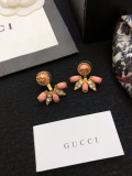 Gucci New Fashion Retro Petal Double G Earrings