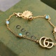 Gucci New Couple Fashion Double G Bracelet