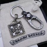 Chrome Hearts New Retro Skull Keychain Pendant