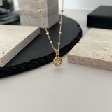 Gucci New Classic Interlocking Double G Gold Necklace