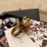 Gucci New Fashion Retro Flower Pearl Diamond Ring