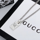 Gucci New Couple Fashion Double sided Elf Brand Necklace Bead Chain