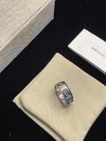 Gucci Retro Fried Dough Twists Double G Interlocking Narrow Edition Ring