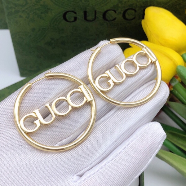 Gucci New Fashion Round Logo Earrings
