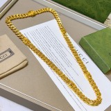 Gucci New Couple Fashion Double G Necklace