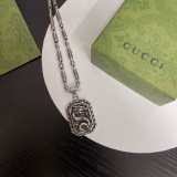 Gucci New Couple Fashion Retro Dragon Pendant Necklace