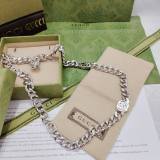 Gucci New Couple Fashion Interlocking Double G Necklace