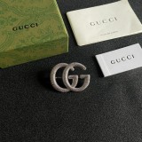 Gucci New Fashion Versatile Double G Brooch