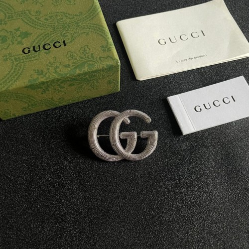Gucci New Fashion Versatile Double G Brooch