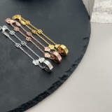 Gucci New Classic Versatile Hollow Heart Pendant Love Bracelet