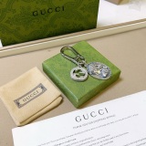 Gucci New Classic Diamond studded Double G Keychain Bag Buckle