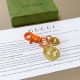 Gucci New Couple Classic Double G Keychain Bag Buckle