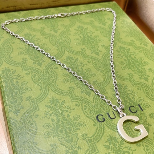 Gucci New Couple Fashion Retro G Pendant Necklace