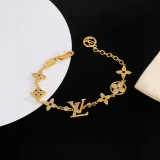 Louis Vuitton New Classic Fashion Diamond Logo Bracelet