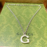 Gucci New Couple Fashion Retro G Pendant Necklace