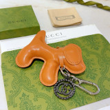 Gucci New Couple Fashion Double G Dog Keychain Bag Buckle