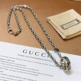 Gucci New Couple Classic Retro Double G Necklace