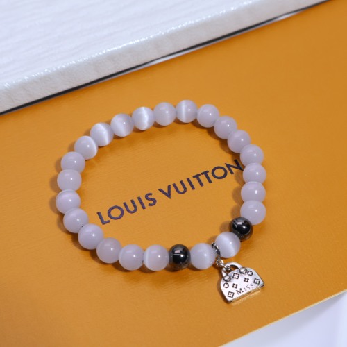 Louis Vuitton New Fashion Retro Floral Cat Eye Bracelet 8MM