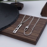 Gucci New Couple Retro Versatile Pendant Necklace