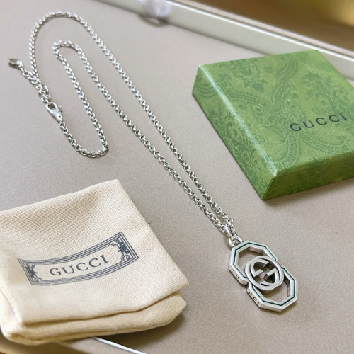 Gucci New Couple Fashion Versatile Double G Necklace