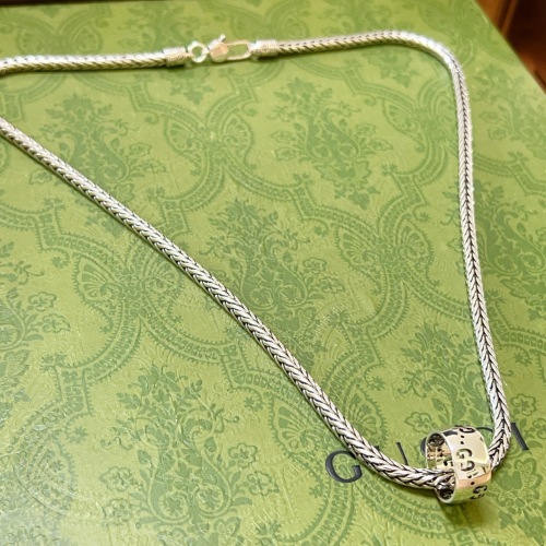 Gucci New Couple Classic Retro Double G Transit Bead Necklace