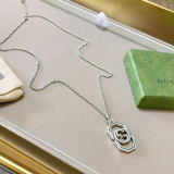Gucci New Couple Fashion Versatile Double G Necklace