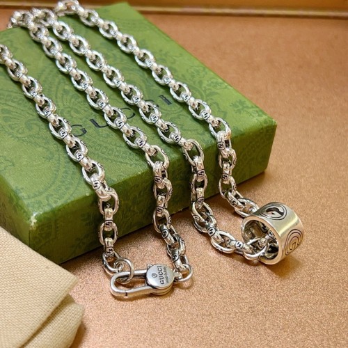 Gucci New Couple Classic Retro Double G Necklace