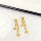 Louis Vuitton New Fashion Letter Pearl Tassel Earrings