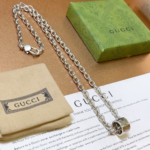 Gucci New Couple Classic Retro Double G Necklace