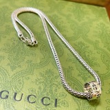 Gucci New Couple Classic Retro Double G Transit Bead Necklace